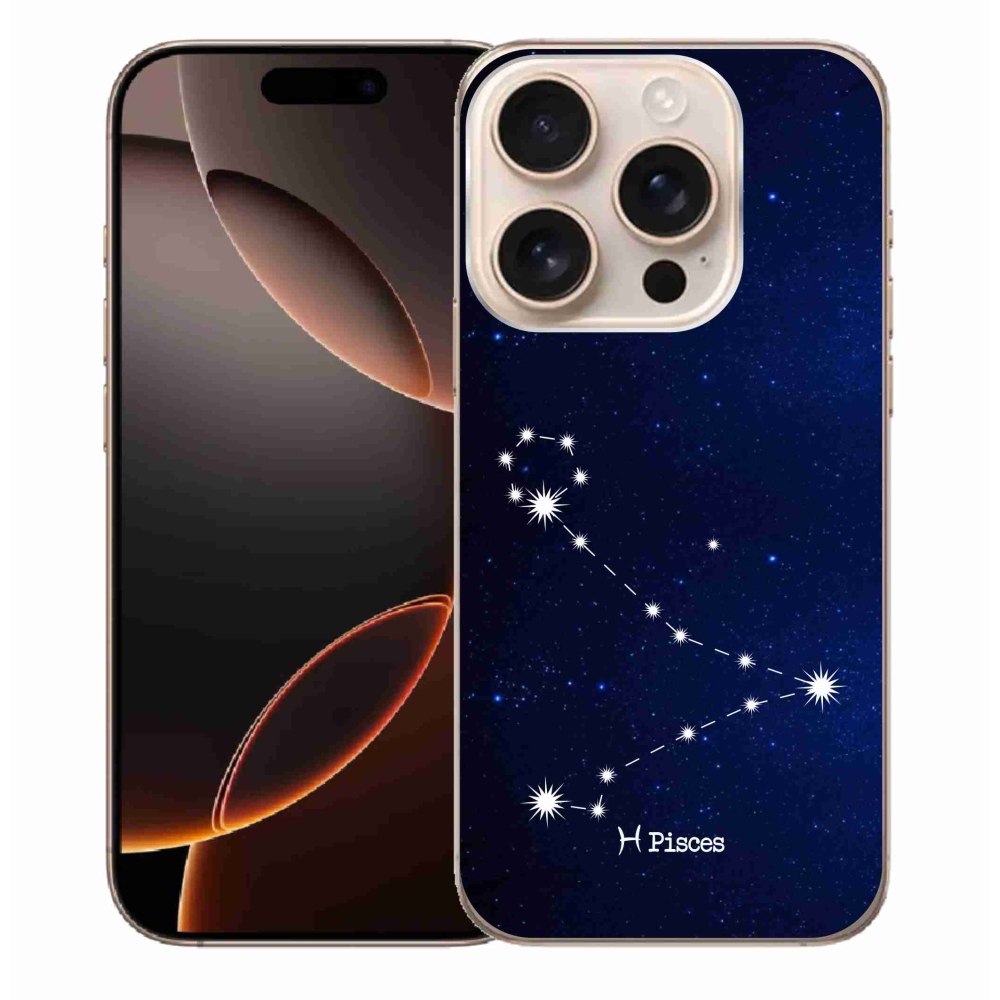 Gelový kryt mmCase na iPhone 16 Pro Max - souhvězdí Ryby