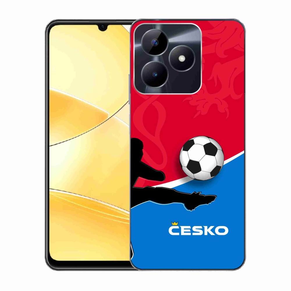 Gelový kryt mmCase na Realme C51/C53 - fotbal Česko 2