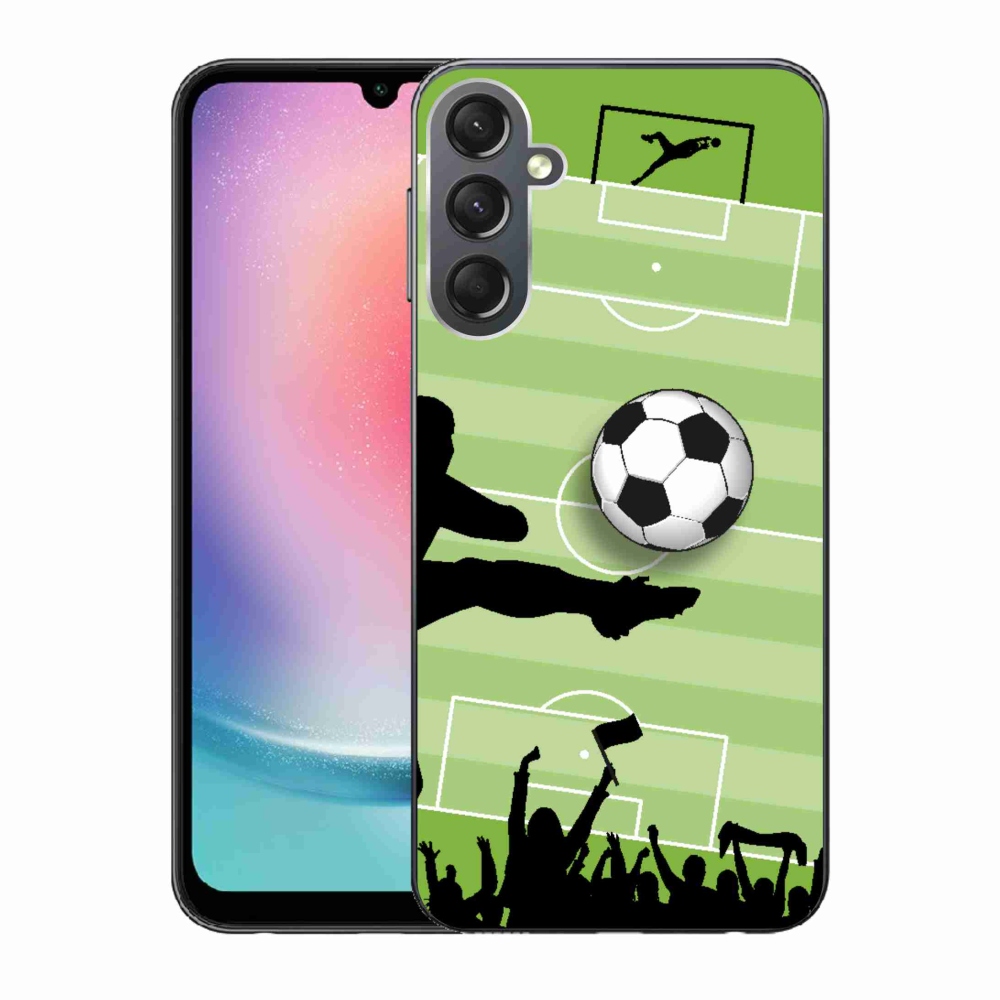 Gelový kryt mmCase na Samsung Galaxy A24 - fotbal 3