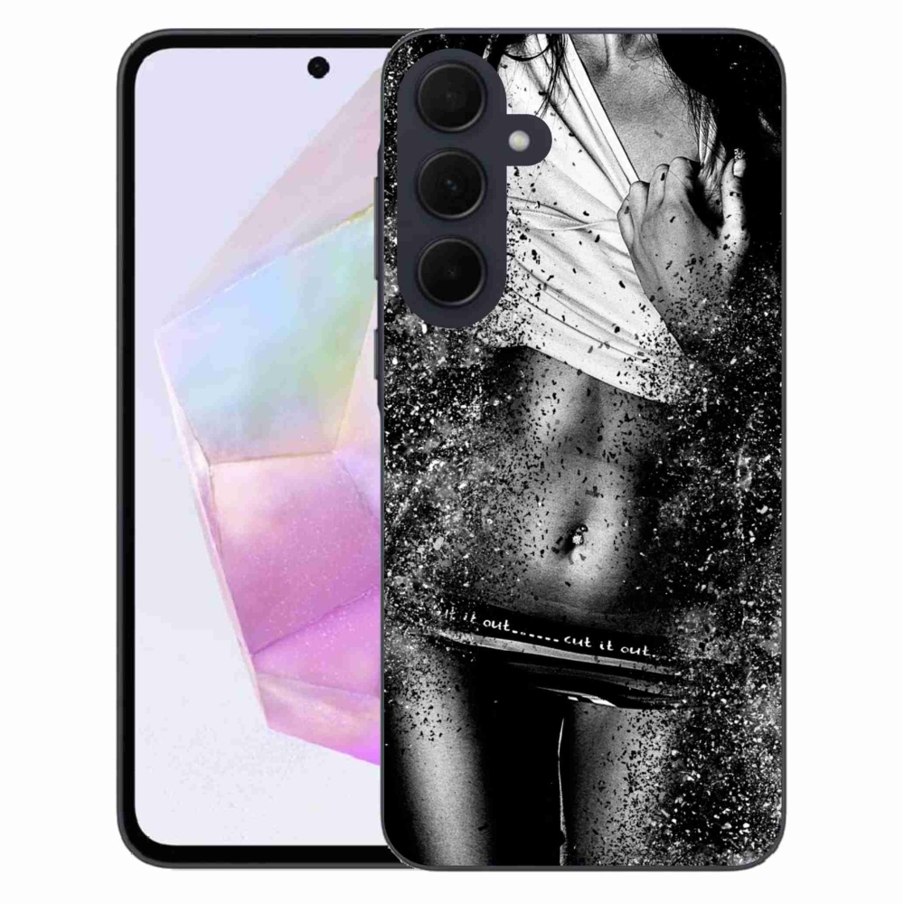 Gelový kryt mmCase na Samsung Galaxy A35 5G - sexy žena 1