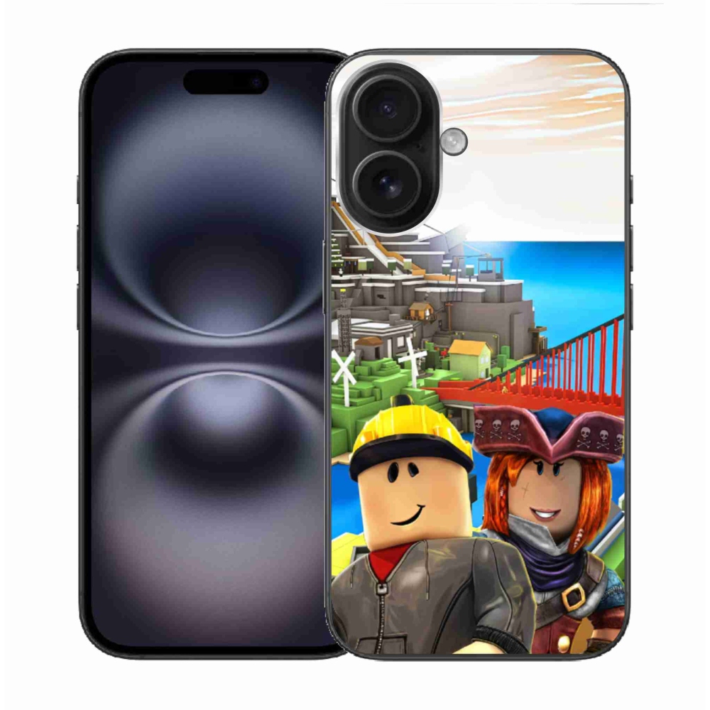 Gelový kryt mmCase na iPhone 16 - roblox 1
