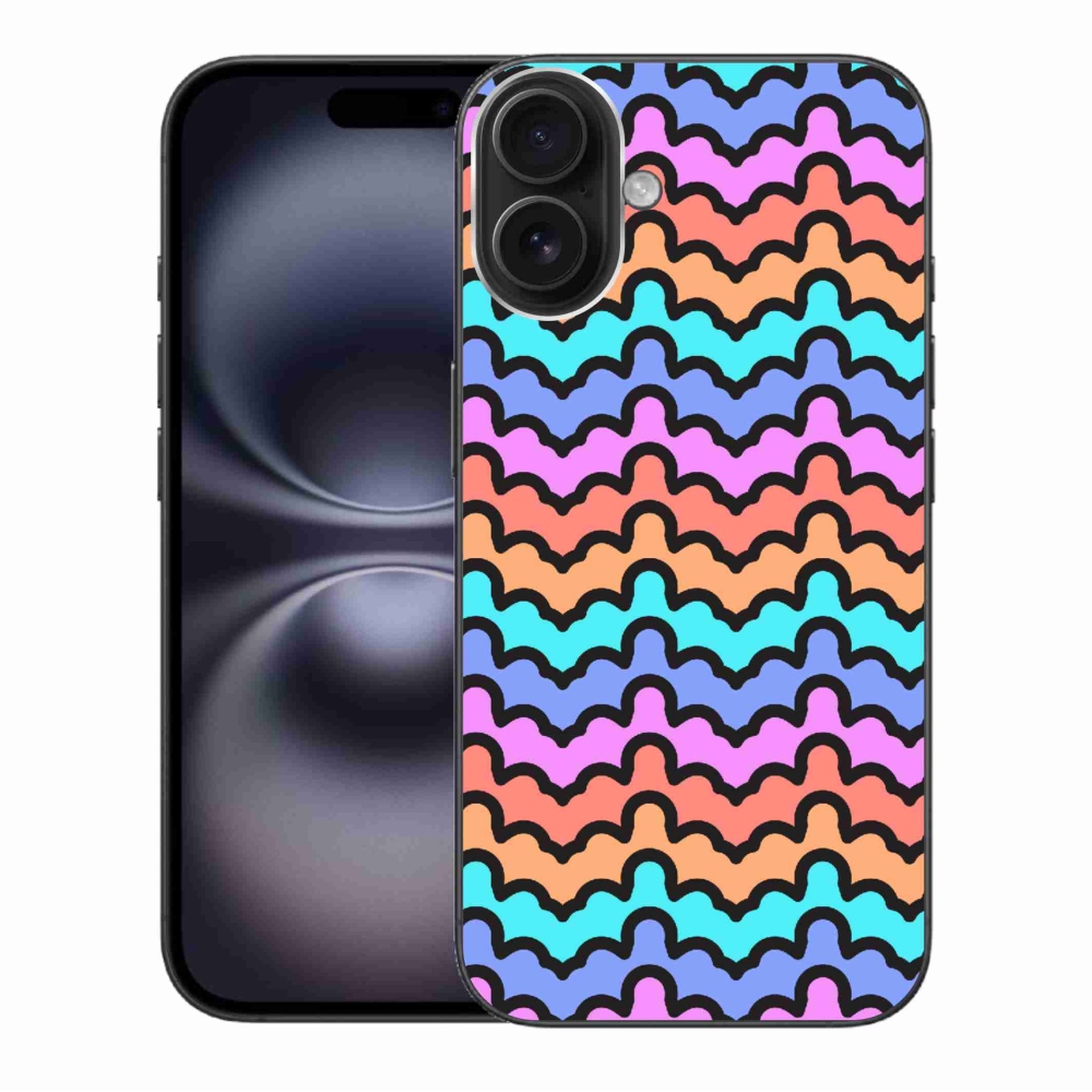 Gelový kryt mmCase na iPhone 16 Plus - abstraktní motiv 30