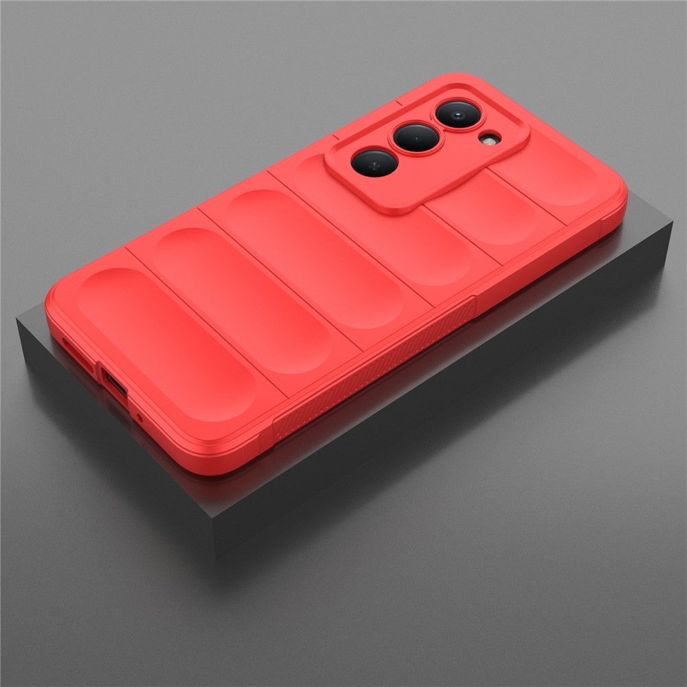 Rugg odolný gelový obal na Xiaomi Redmi 15 4G (171mm) - červený