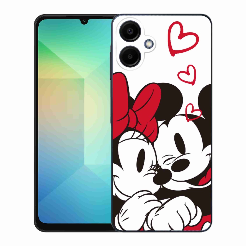 Gelový kryt mmCase na Samsung Galaxy A06 4G - minnie a mickey