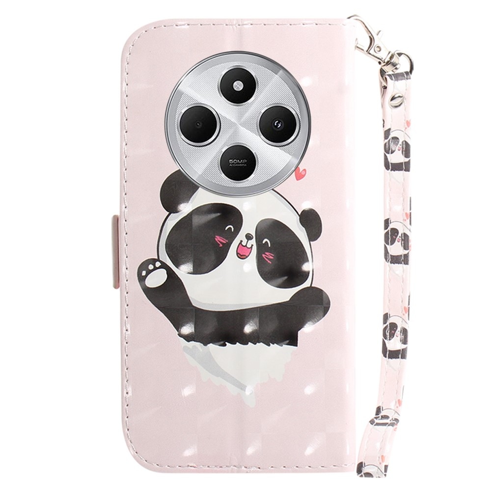 Patty knížkové pouzdro na Xiaomi Redmi 14C/Poco C75 - roztomilá panda