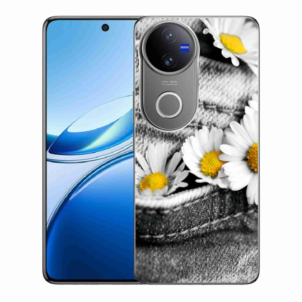 Gelový kryt mmCase na Vivo V50 5G - kopretiny