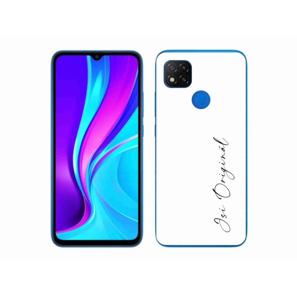 Gelový kryt mmCase na Xiaomi Redmi 9C - jsi originál bílé pozadí