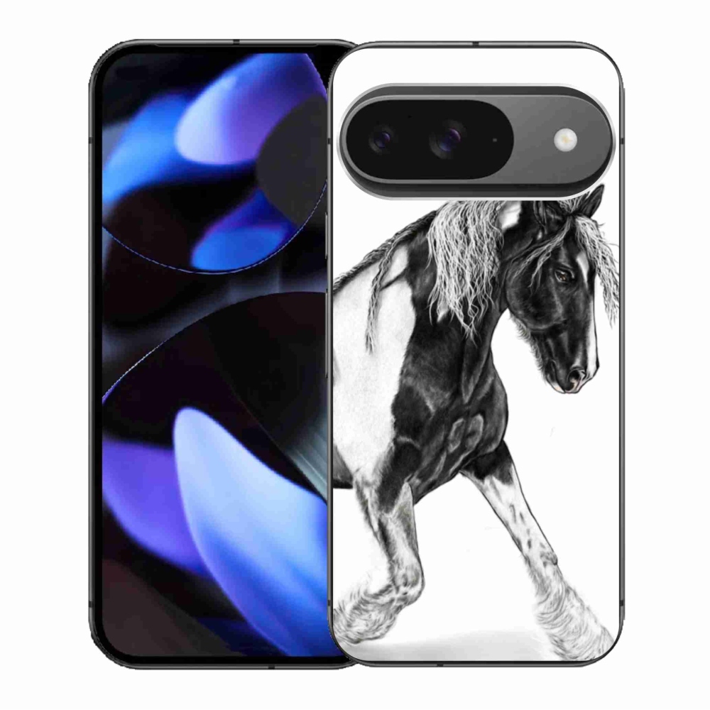 Gelový kryt mmCase na Google Pixel 9/9 Pro - kůň
