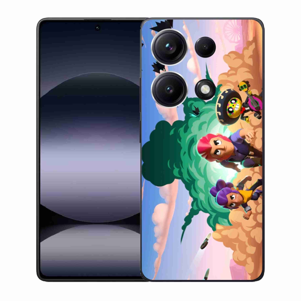 Gelový kryt mmCase na Xiaomi Redmi Note 14S - brawl stars