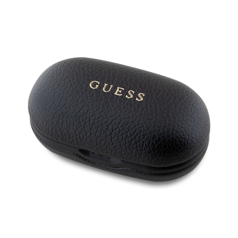 Guess PU Grained ENC TWS Bezdrátová Sluchátka Black