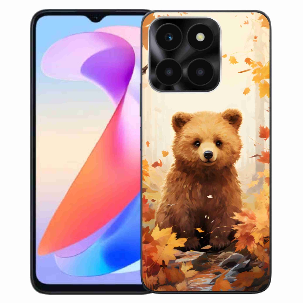 Gelový kryt mmCase na Honor X6a - medvěd v lese