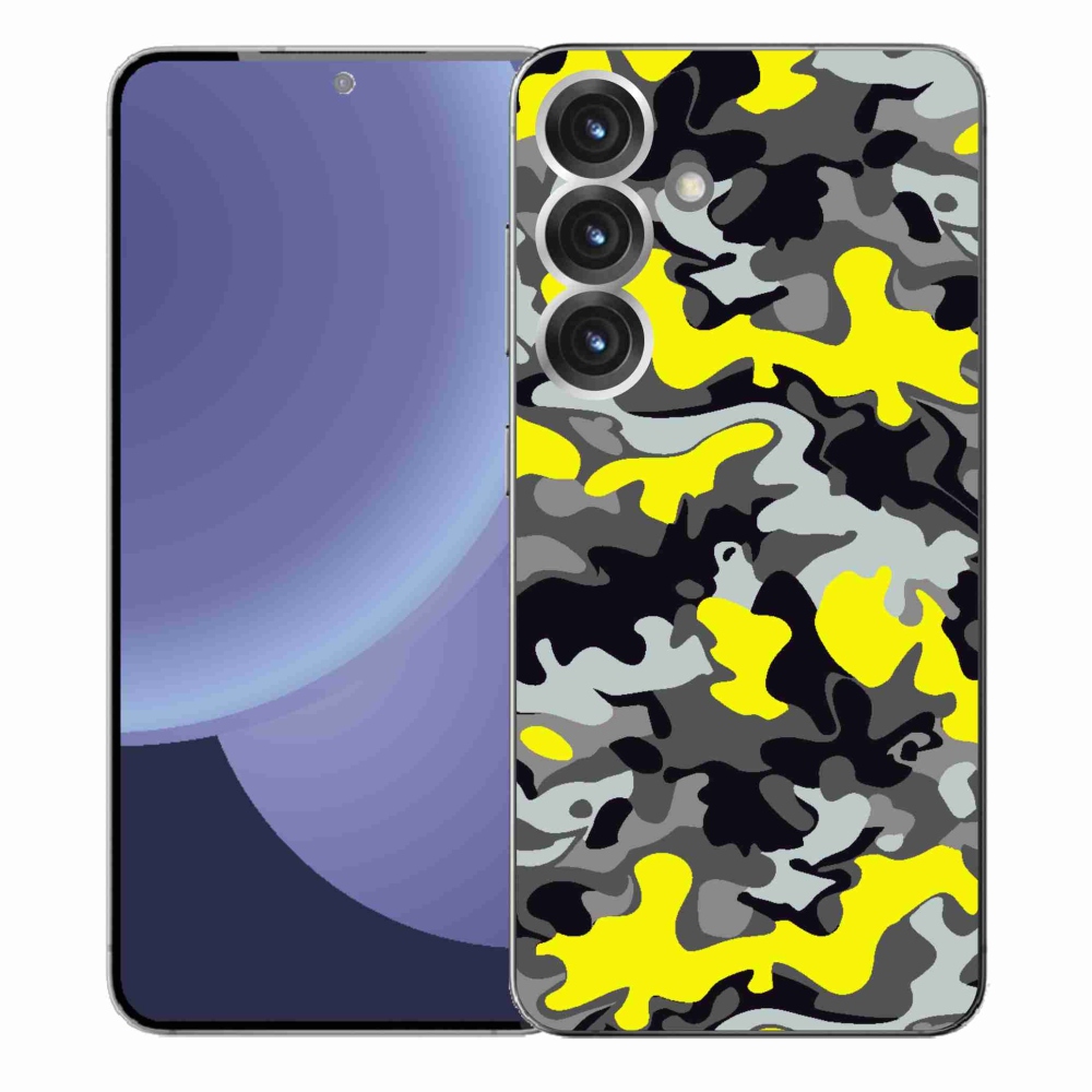 Gelový kryt mmCase na Samsung Galaxy S25+ - maskáčový vzor 6