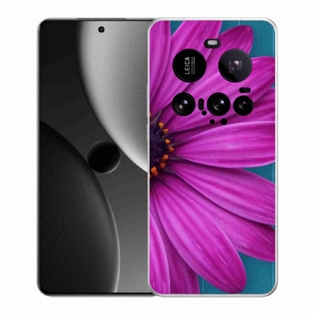 Gelový kryt mmCase na Xiaomi 15 Ultra - fialová kopretina