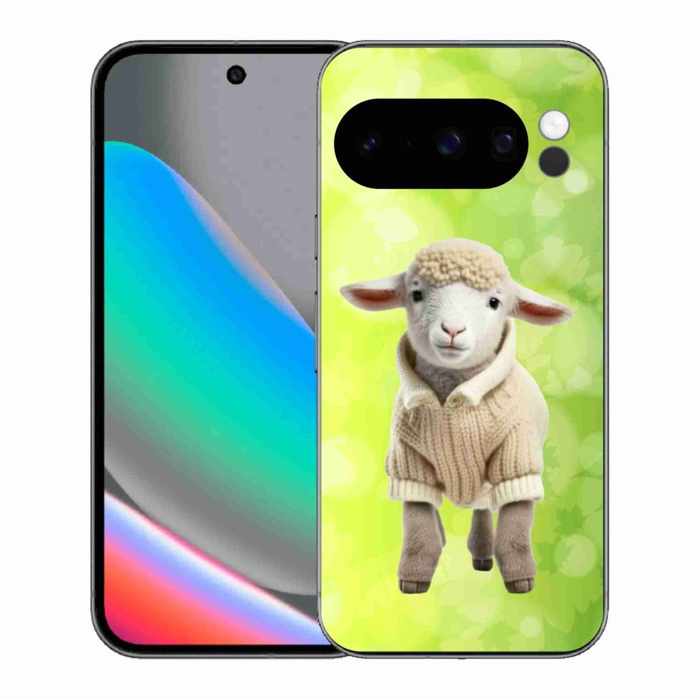 Gelový kryt mmCase na Google Pixel 10 Pro - jehně ve svetru