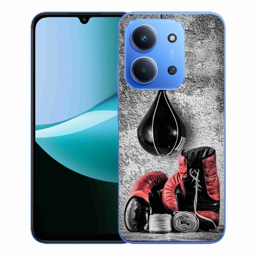 Gelový kryt mmCase na Xiaomi Redmi 15C 4G/5G (173mm) - boxovací pytel a rukavice