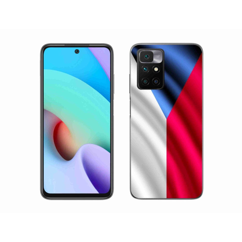Gelový kryt mmCase na mobil Xiaomi Redmi 10 5G - česká vlajka