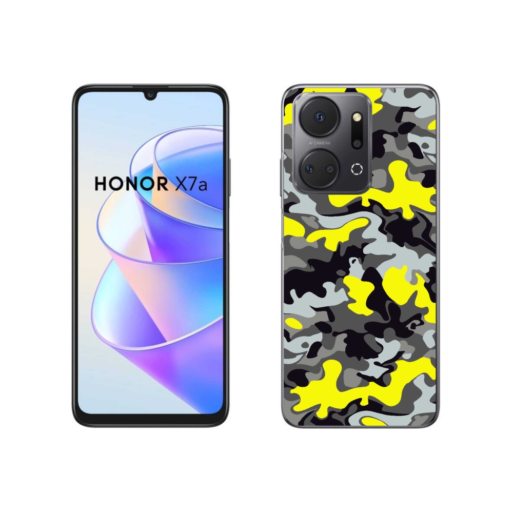 Gelový kryt mmCase na Honor X7a - maskáčový vzor 6