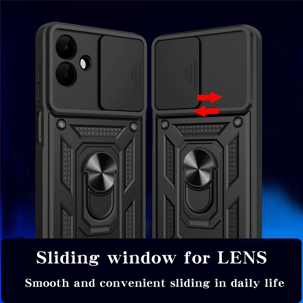 Slide odolný kryt na Samsung Galaxy A07 4G - černý