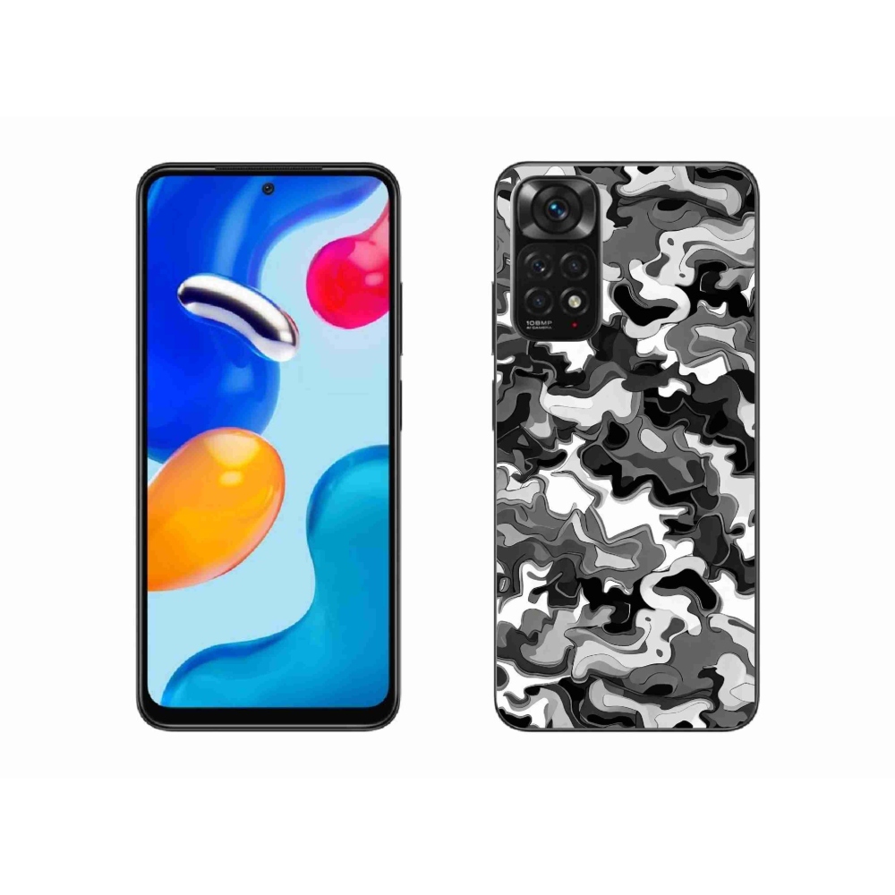 Gelový kryt mmCase na Xiaomi Redmi Note 11S 4G - maskáčový vzor 3