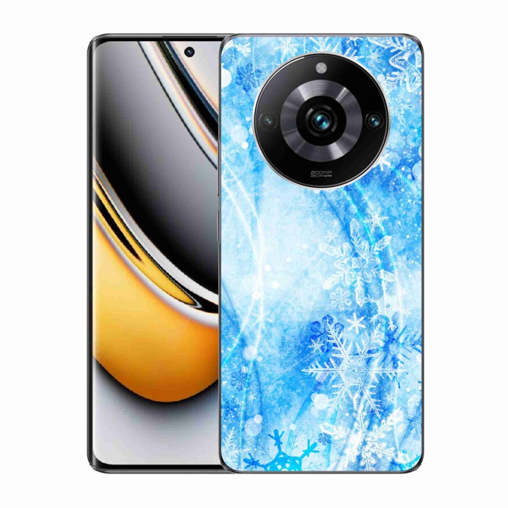 Gelový kryt mmCase na Realme 11 Pro/11 Pro+ - sněhové vločky