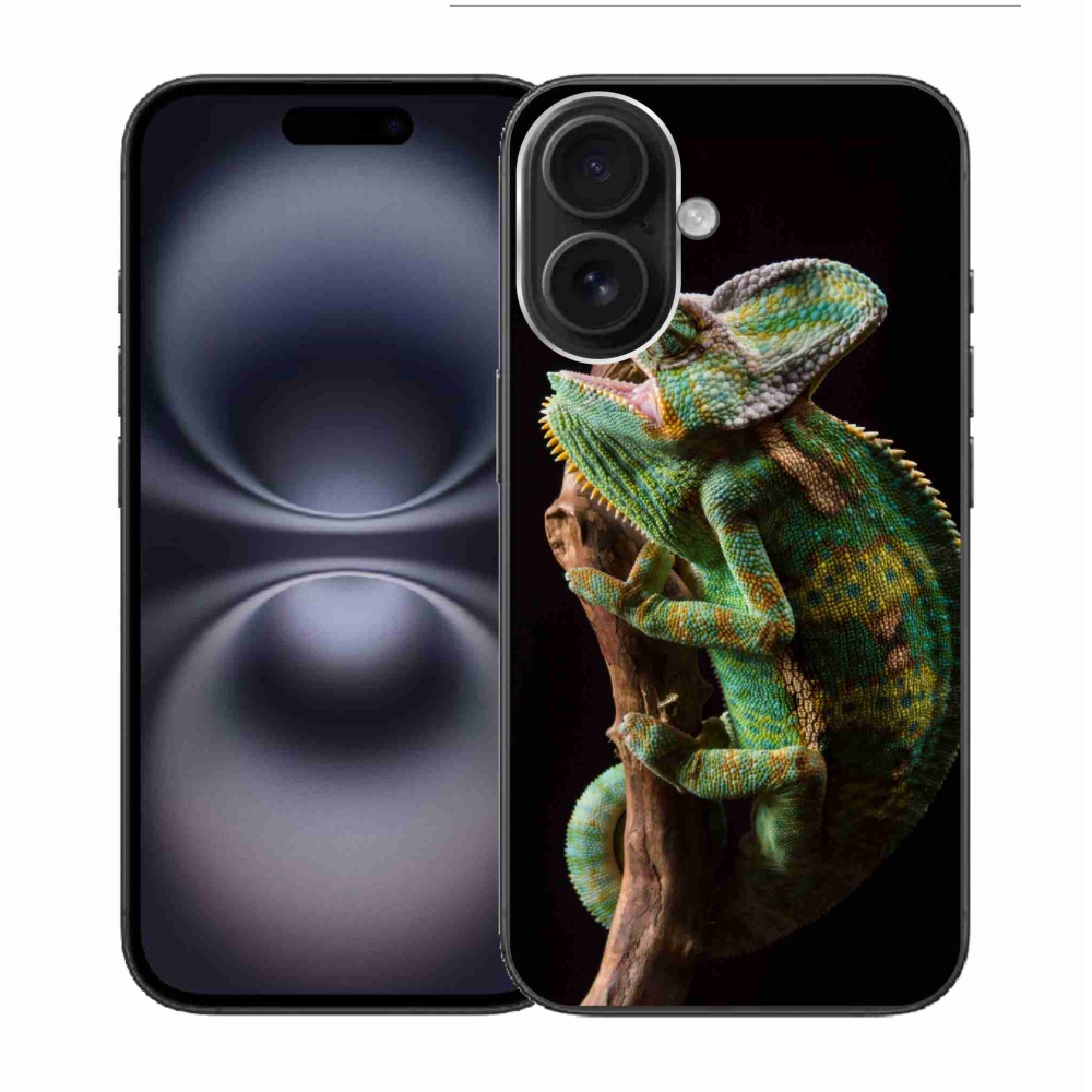 Gelový kryt mmCase na iPhone 16 - chameleon