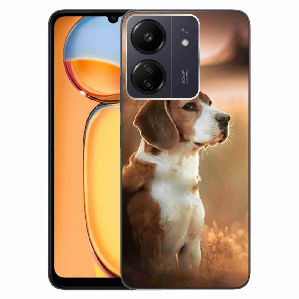 Gelový kryt mmCase na Xiaomi Poco C65/Redmi 13C - bígl