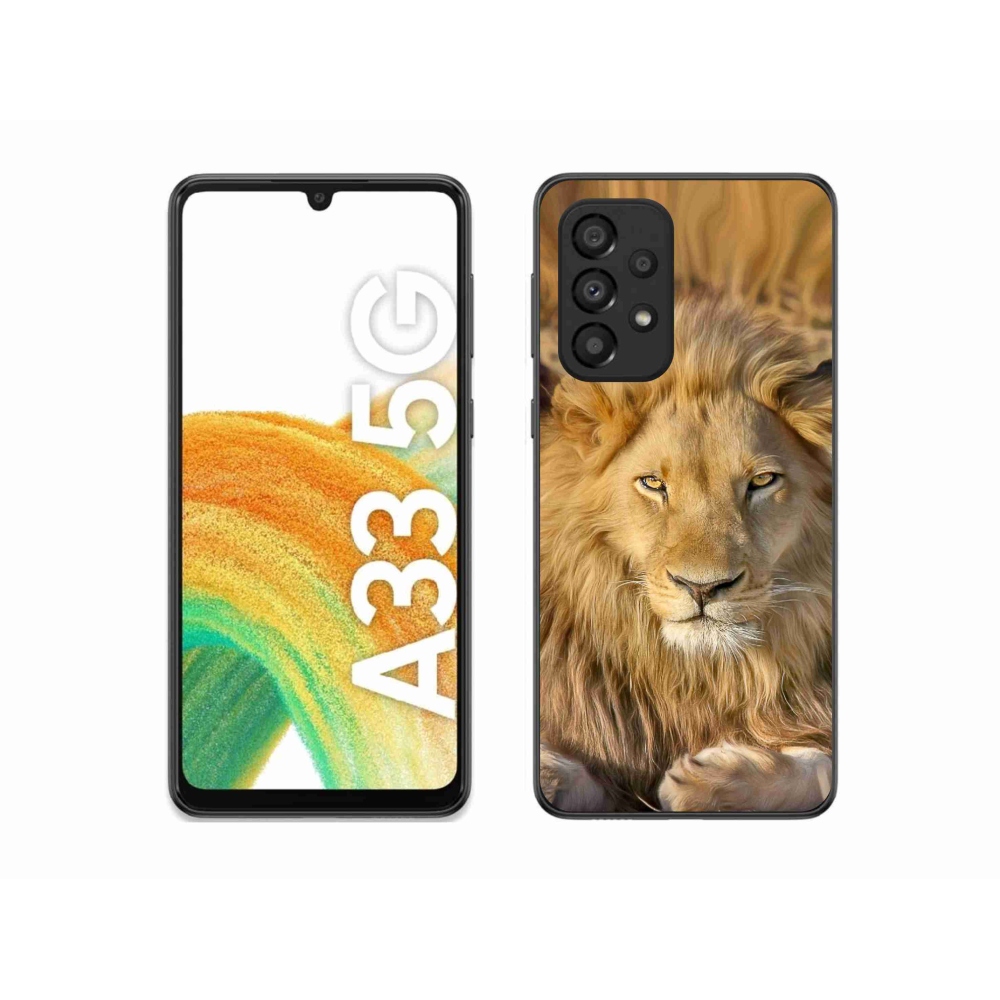 Gelový kryt mmCase na Samsung Galaxy A33 5G - lev 2