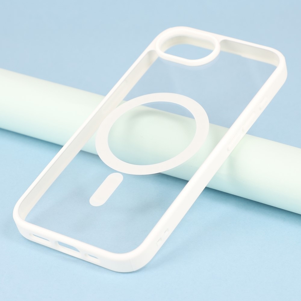 Matte gelový obal s podporou MagSafe na iPhone 16e - bílý