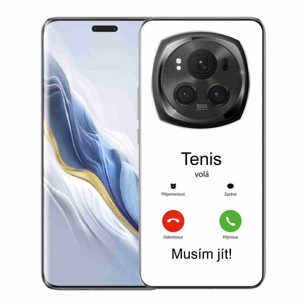 Gelový kryt mmCase na Honor Magic 6 Pro 5G - tenis volá bílé pozadí