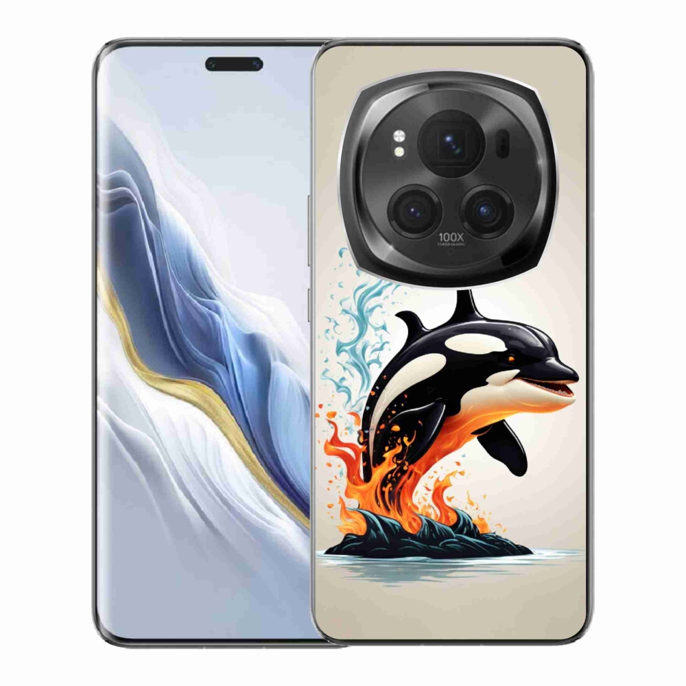 Gelový kryt mmCase na Honor Magic 6 Pro 5G - kosatka