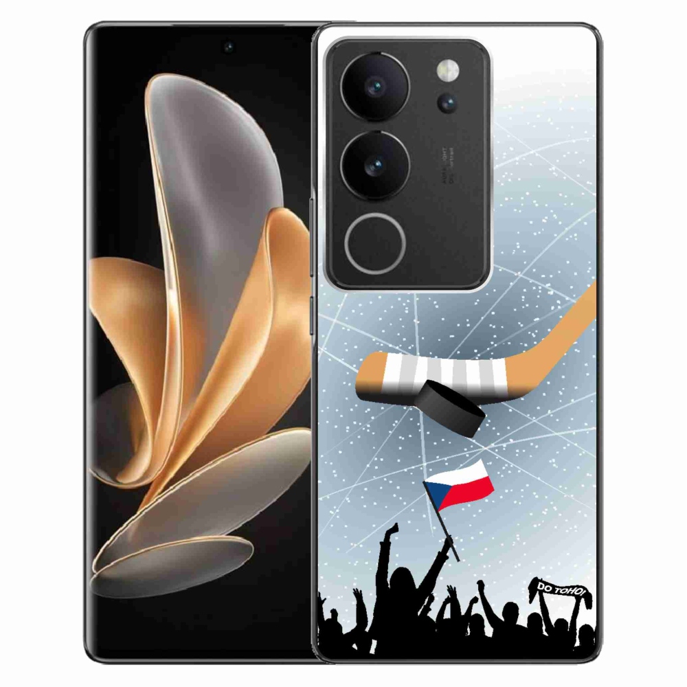 Gelový kryt mmCase na Vivo V29 5G - fanoušci hokeje