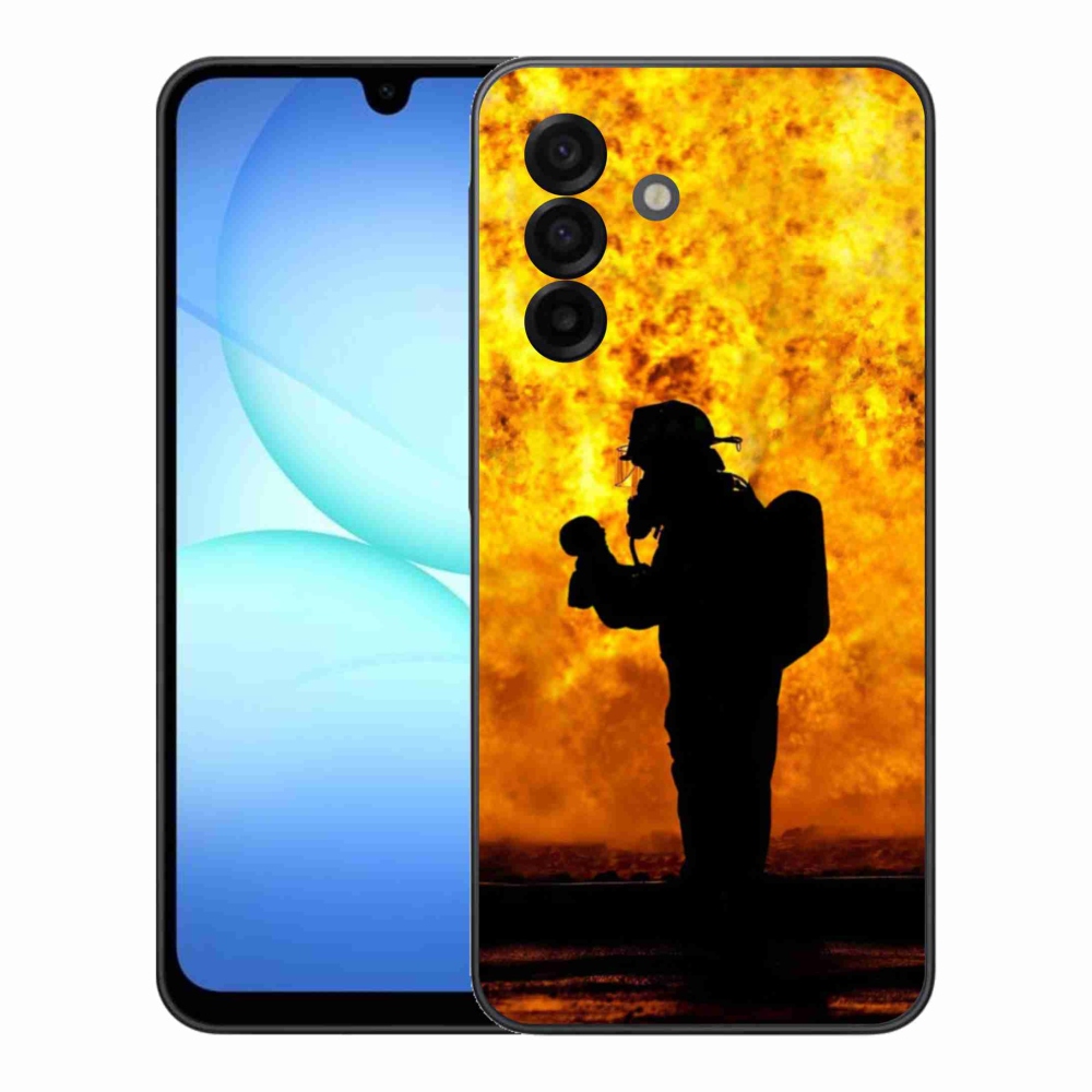 Gelový kryt mmCase na Samsung Galaxy A17 4G/5G - hasič