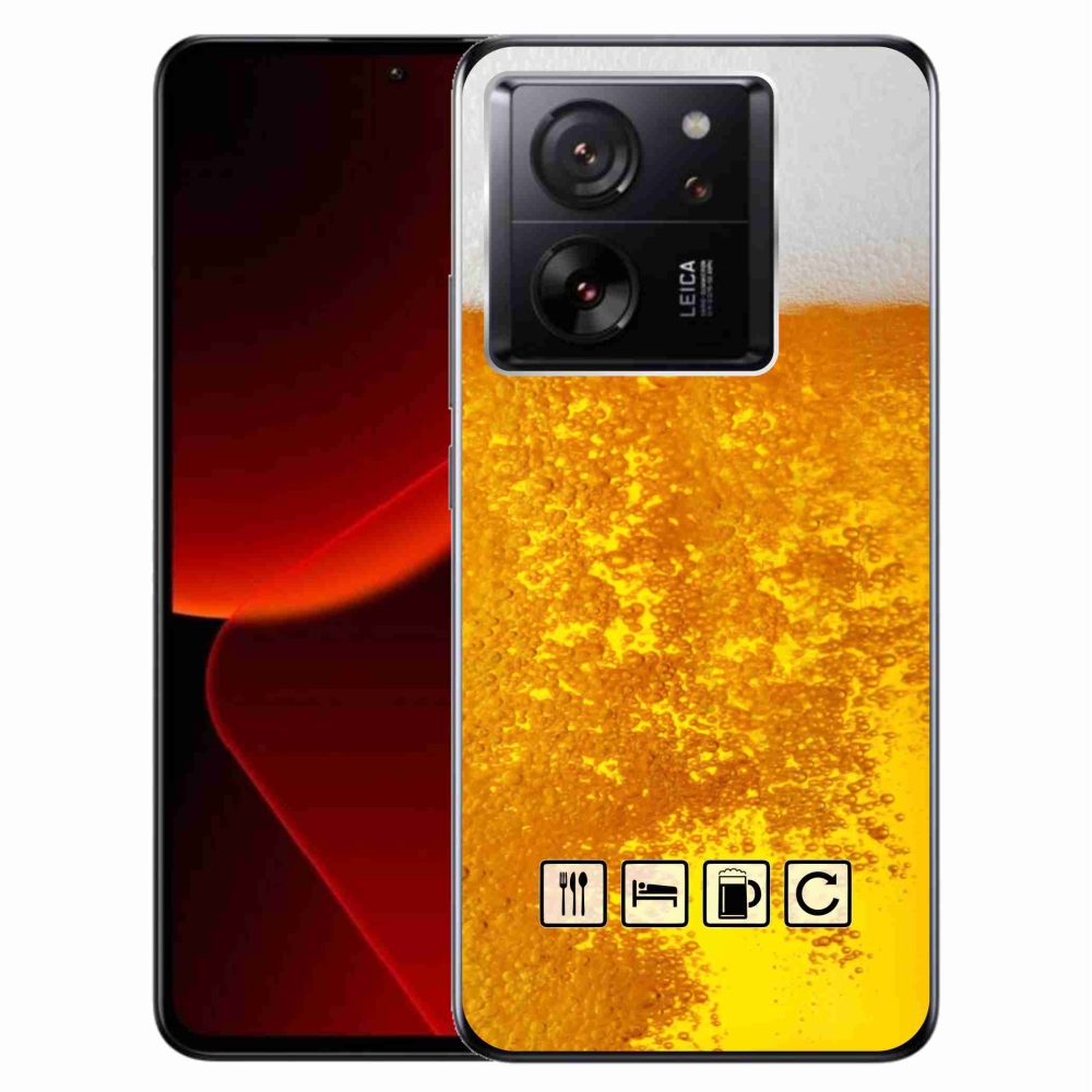 Gelový kryt mmCase na Xiaomi 13T/13T Pro - pivní motiv 3