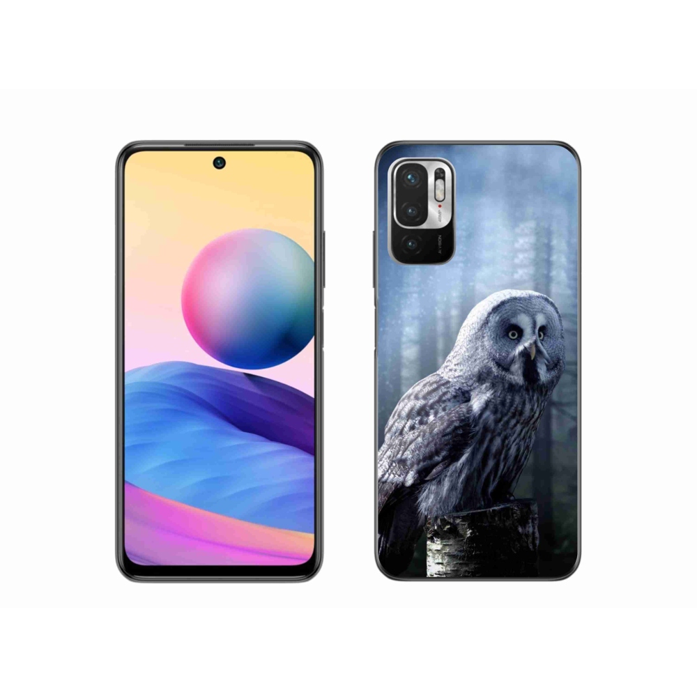 Gelový kryt mmCase na Xiaomi Redmi Note 10 5G - sova