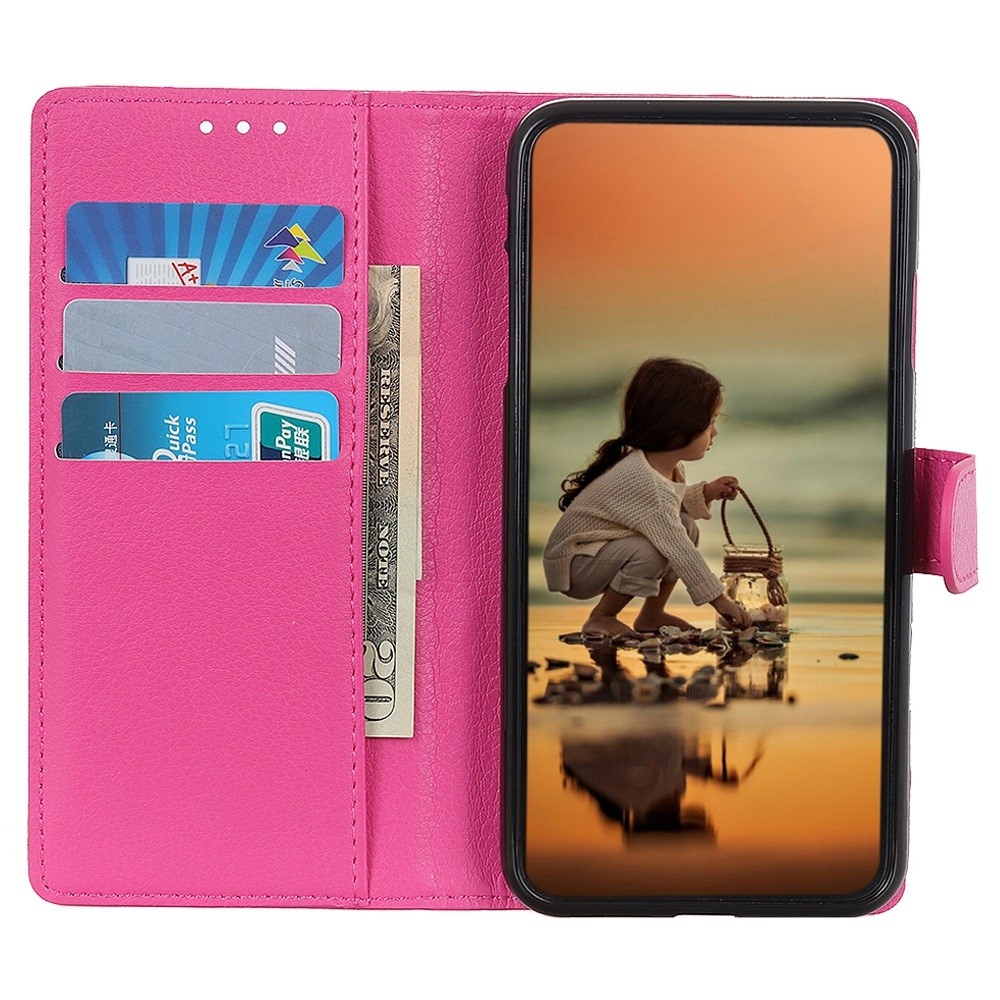 Litchie knížkové pouzdro na Huawei Nova 11i - rose