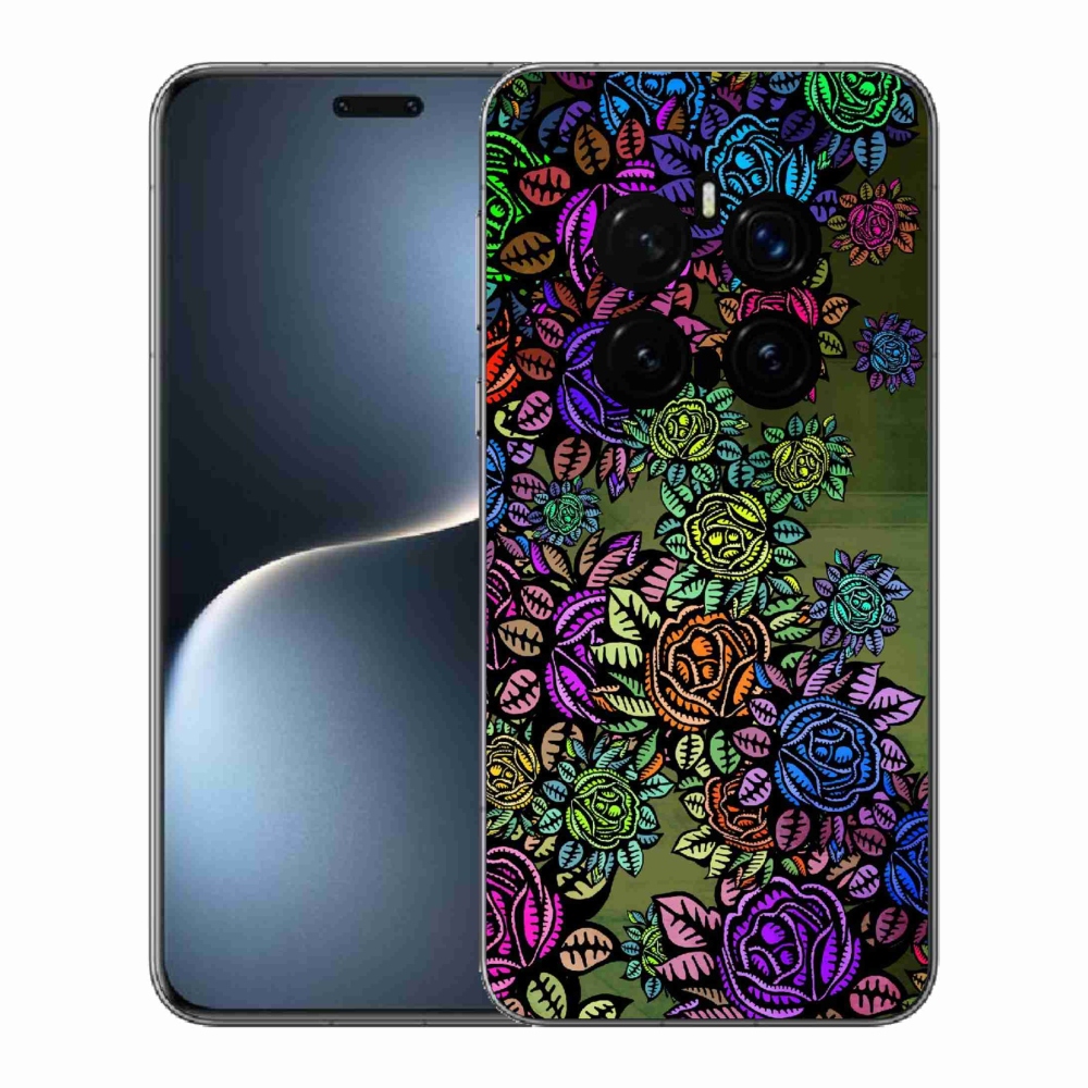 Gelový kryt mmCase na Honor Magic 7 Pro 5G - květiny 6