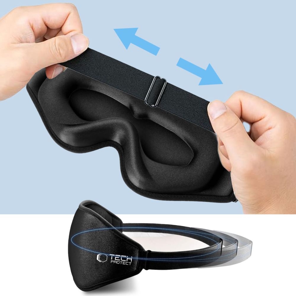 Tech-Protect EyeShade 3D maska na spaní - černá