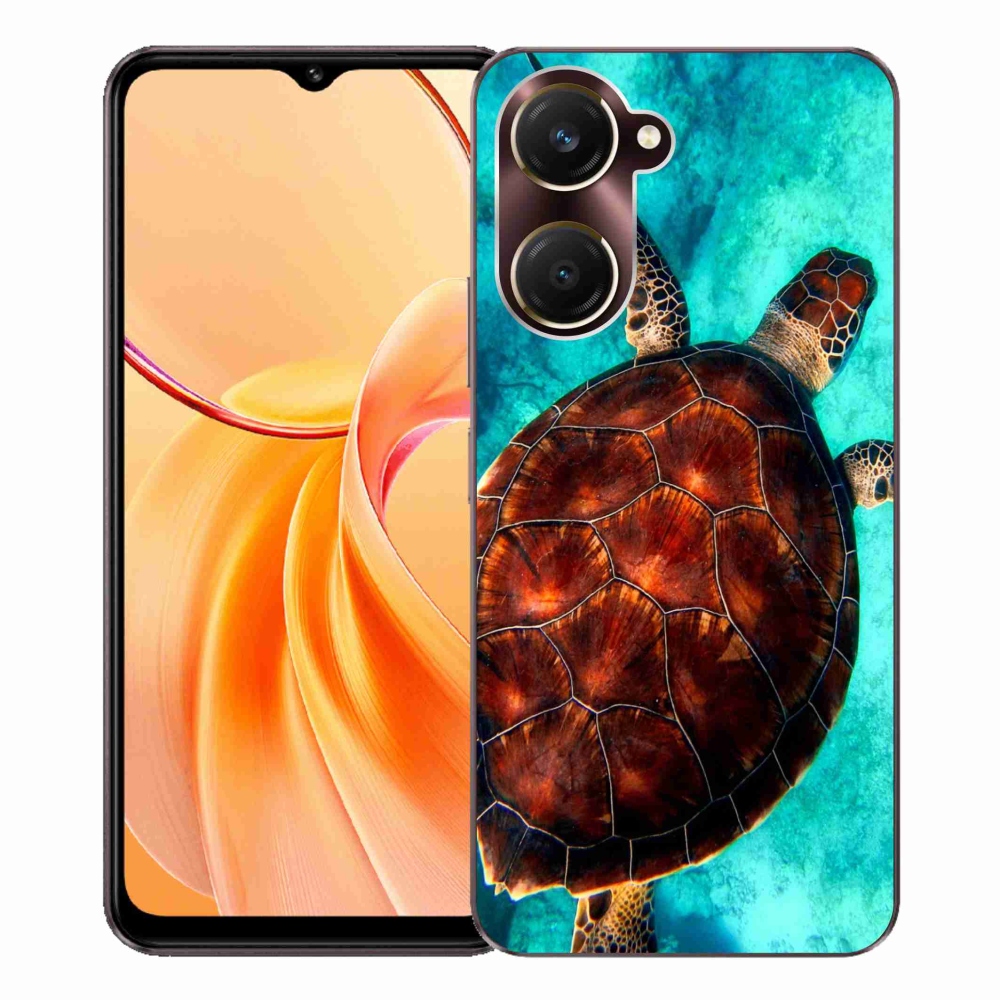 Gelový kryt mmCase na Vivo Y28s 5G - želva