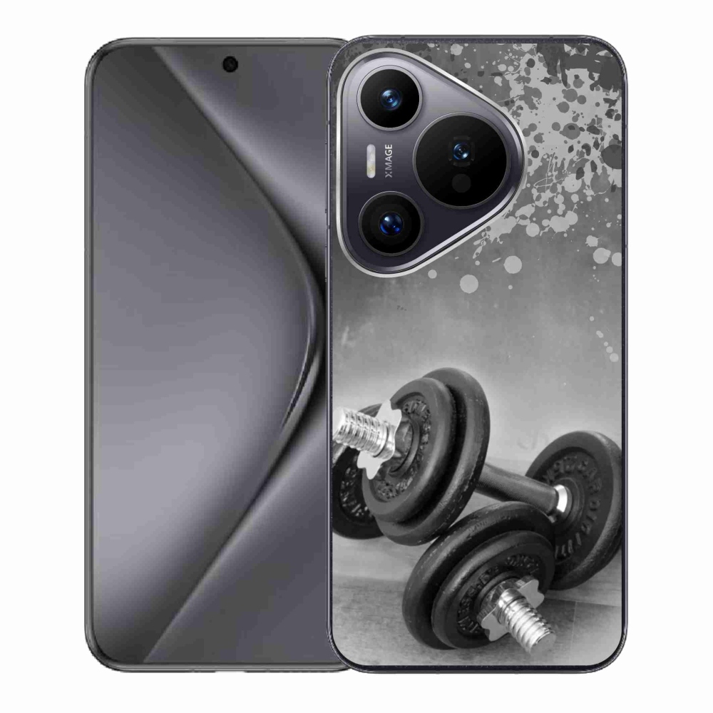 Gelový kryt mmCase na Huawei Pura 70 - činky 1