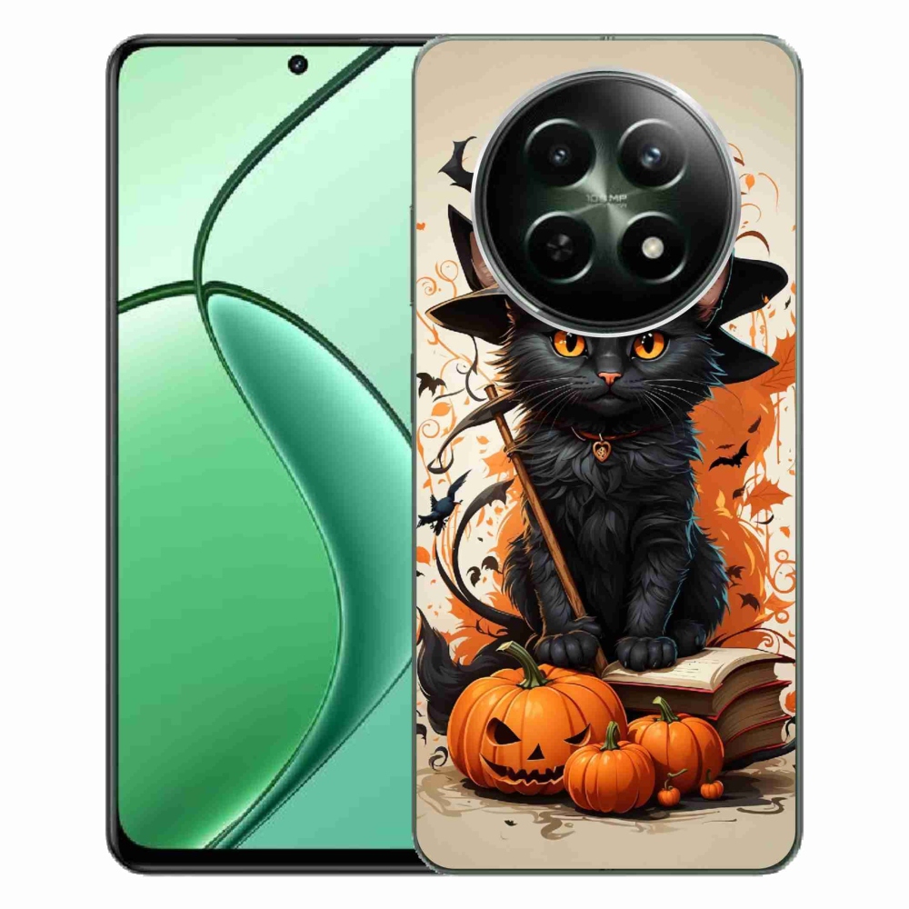 Gelový kryt mmCase na Realme 12 5G/12x 5G - kocour čaroděj