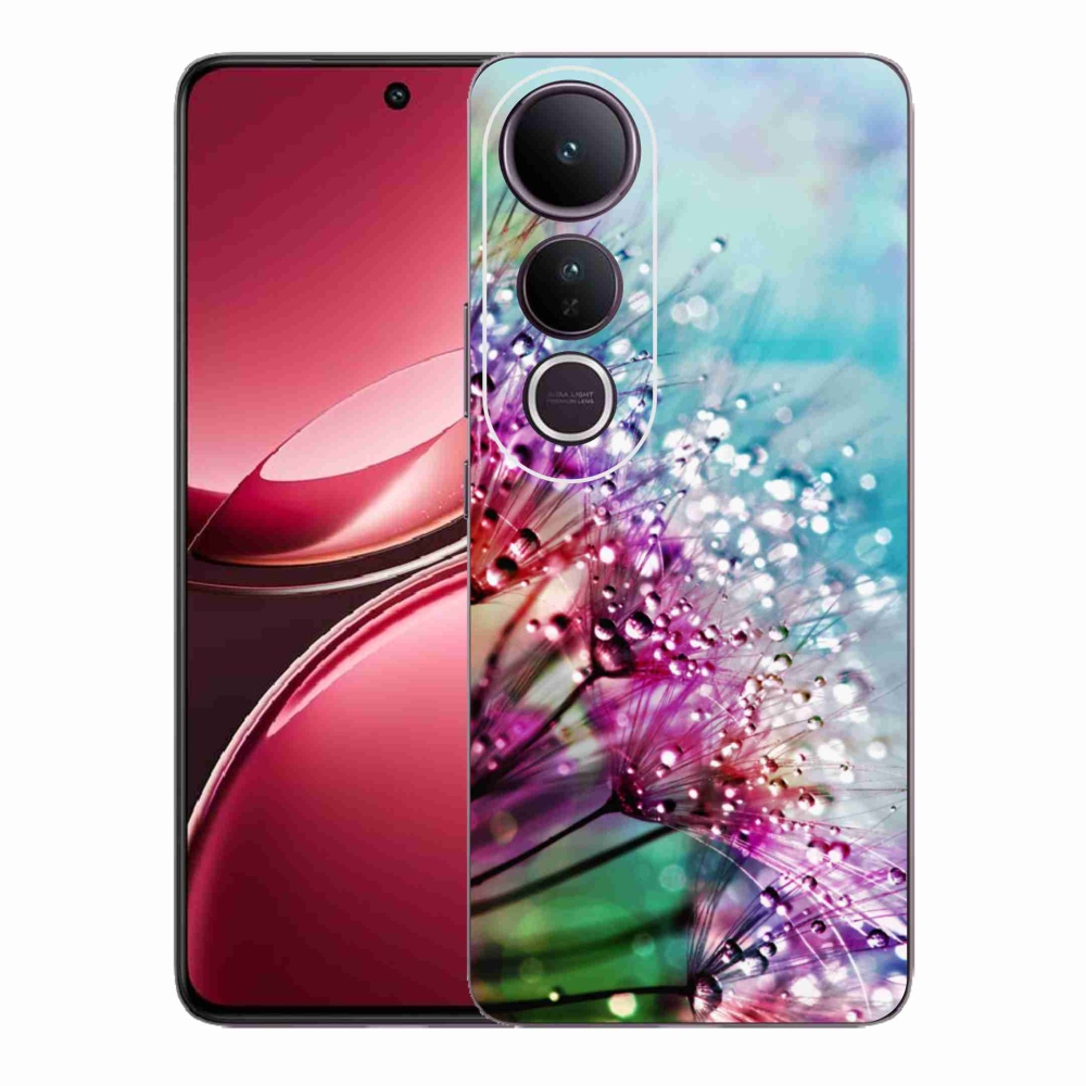 Gelový kryt mmCase na Vivo V50 Lite 4G/5G - barevné květy