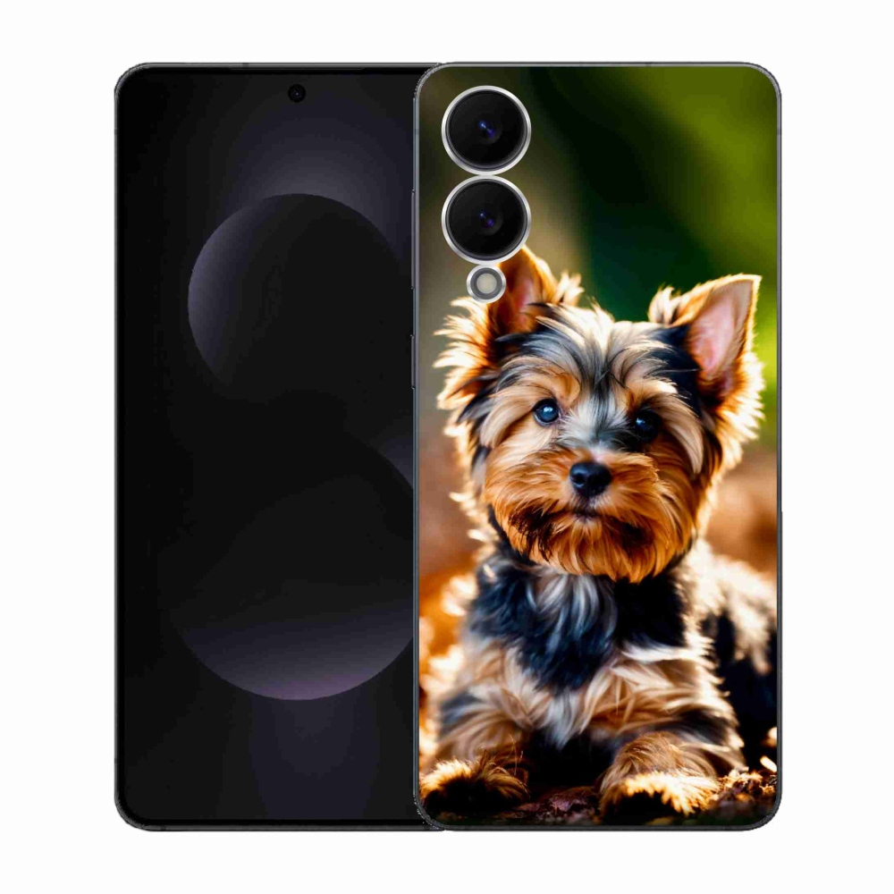 Gelový kryt mmCase na Samsung Galaxy S25 Edge - jorkšír 10