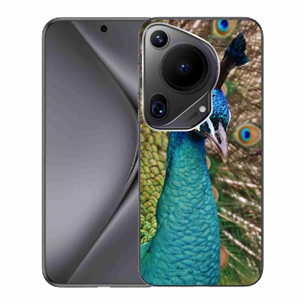 Gelový kryt mmCase na Huawei Pura 70 Ultra - páv