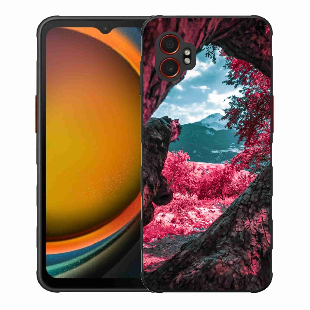 Gelový kryt mmCase na Samsung Galaxy Xcover 7 Pro - výhled na hory