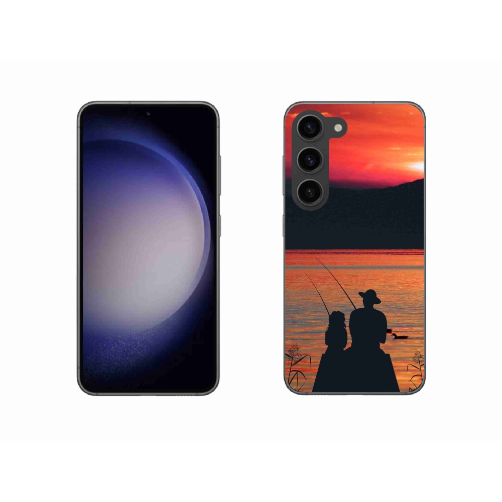 Gelový kryt mmCase na Samsung Galaxy S23 5G - rybaření 3