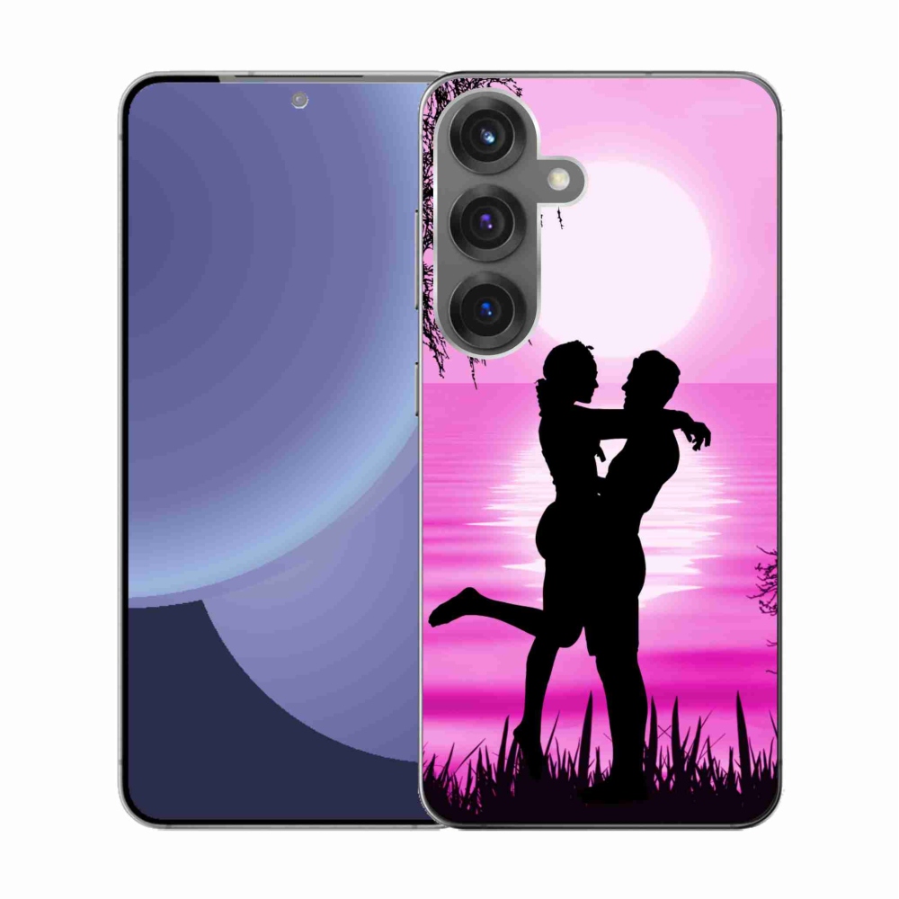 Gelový kryt mmCase na Samsung Galaxy S25 - západ slunce