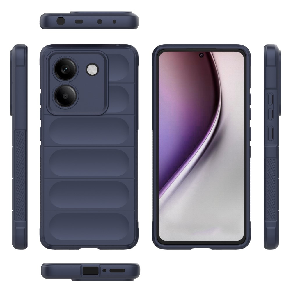 Rugg odolný gelový obal na Xiaomi Poco M7 Pro 5G - tmavěmodrý