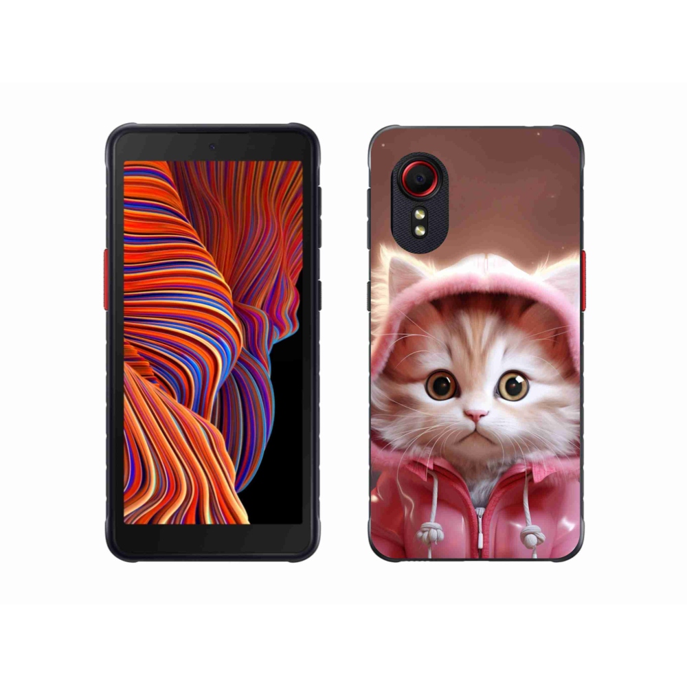 Gelový kryt mmCase na Samsung Galaxy Xcover 5 - roztomilé kotě 3