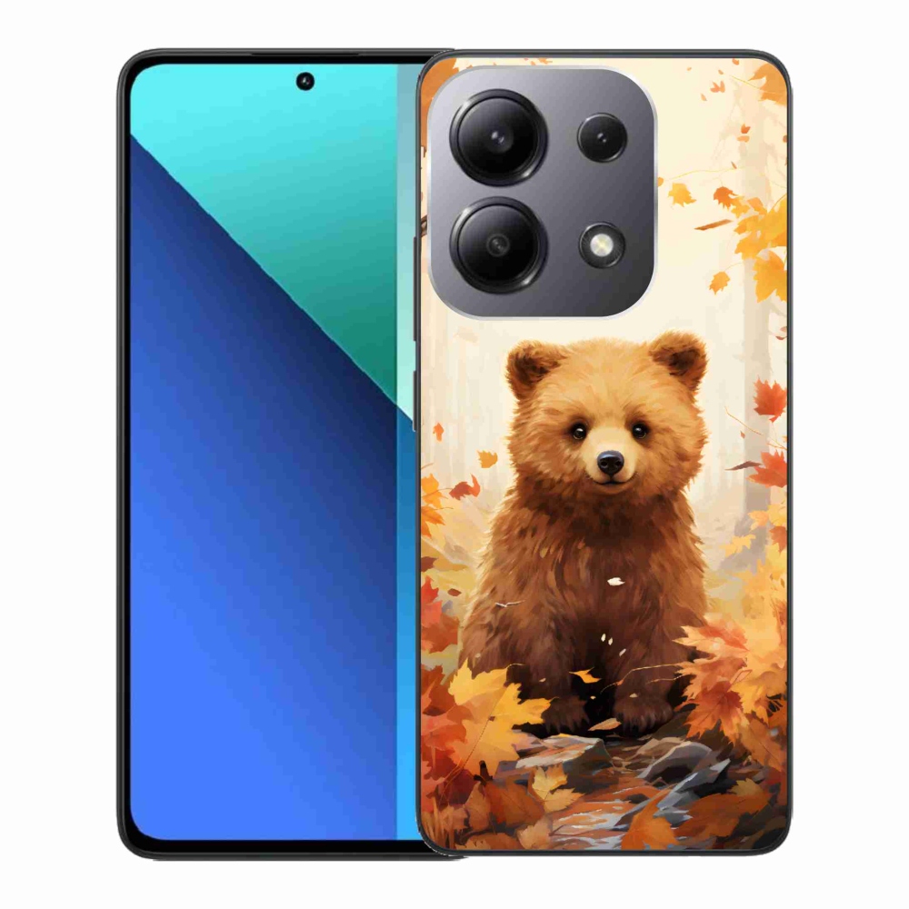 Gelový kryt mmCase na Xiaomi Redmi Note 13 - medvěd v lese