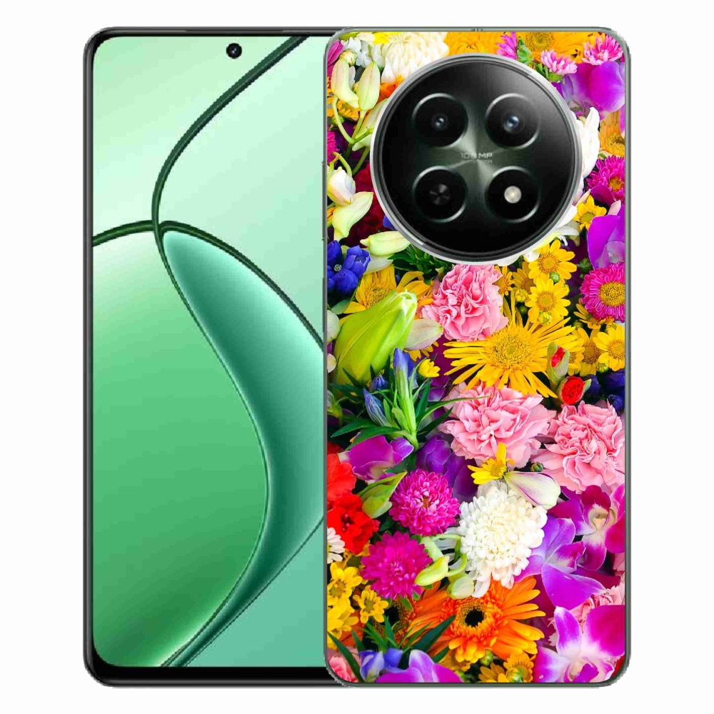 Gelový kryt mmCase na Realme 12 5G/12x 5G - květiny 12